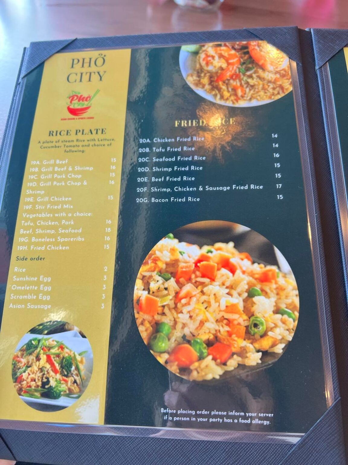 Pho City menu in Methuen, MA - Wicked Northshore